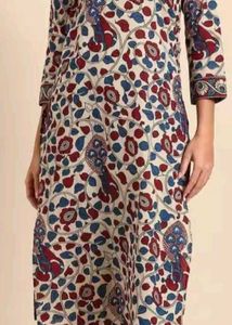 Ananya Floral Printed Beige Kurta Set
