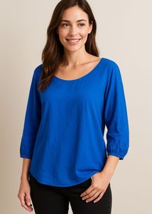 Beautiful Back Buttoned Top!