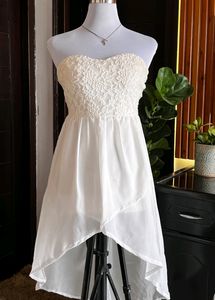 Tube White Dress