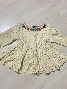 Butter Yellow Cotton Tops
