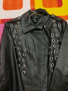 Forever 21 Black Faux Leather Jacket