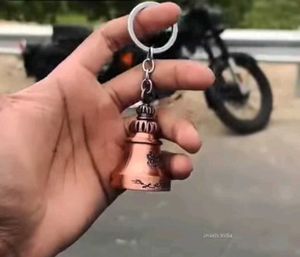 Mini Metal Bike Bell Keychain | Good Luck Hanging