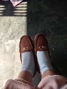Brown Loafer Slippers