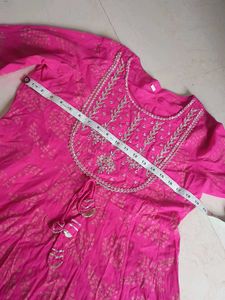 Pink kurta set