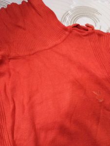 Vintage Playboy Orange Turtleneck Top