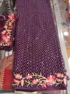 Elegant Embroidered Salwar Kameez Fabric