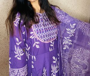 Kalini Purple Kurta Set