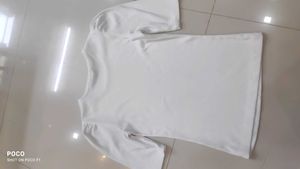 White Puff Sleeve Tee