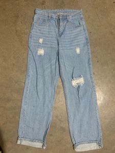Ripped Light Wash Jeans
