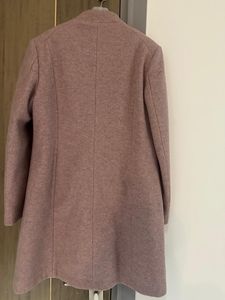 Madame Winter Elegant Mauve Trench Coat