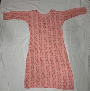 Peach Colour Kurti 💞