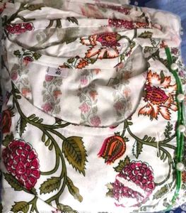Anarkali Floral Slit Kurti