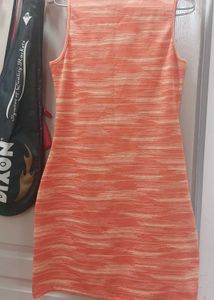 🧡Orange Casual Dress😍