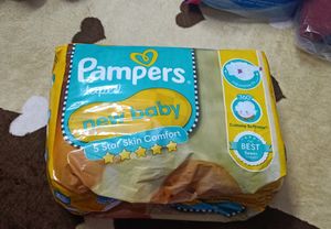 Pampers Taped New Baby Diaper