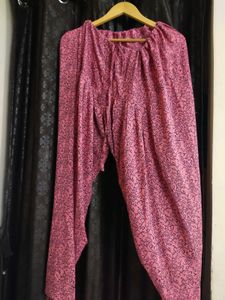 Pink and Blue Kurti Set