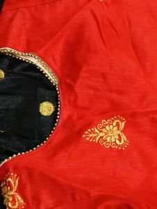 Red &amp; Black Lehenga Choli