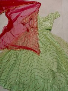 Green Lehenga Choli