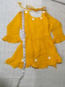 Yellow Polka Dot Dress
