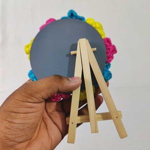 Handmade Crochet Mirror Stand