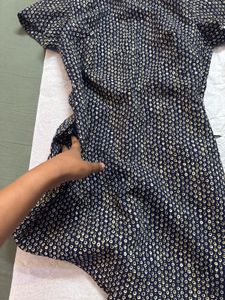 Patterned Mini Dress with shorts