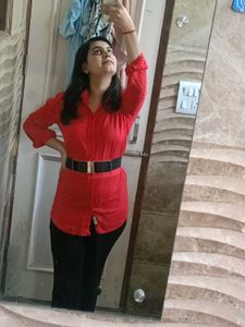 Arrow Red Long Shirt