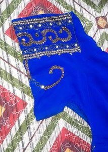 price dropped on Elegant Blue Saree