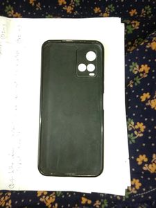 Black -Golden Vivo Y21 Mobile Back Cover