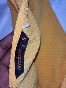 dress berry Yellow Top