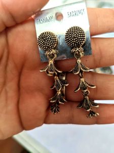 6 pairs 🦚Peacock Jhumka Earrings