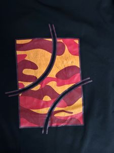 Black Decathlon Grophic T-shirt