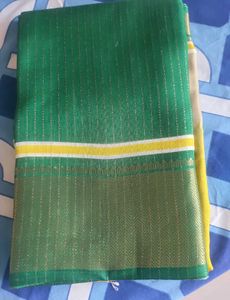 Multicolored Dola Silk Partywear Saree