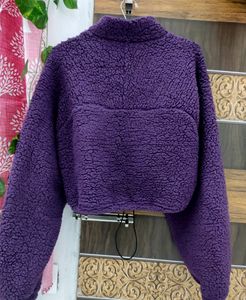 Neck High Crop Sweatshirt