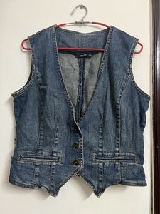 Y2k Denim Vest