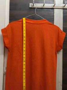 Ginger Orange T Shirt Kurta