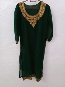 Georgette Heavy Embroidery Kurti
