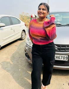 Colorful Striped Long Sleeve Top