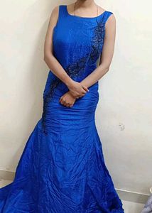 Blue Fish cut Gown