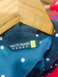 Polka Dotted Frock For Women