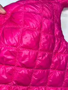 Quilted Puffer Shoulder Bag - Hot Pink