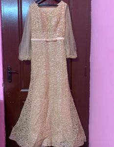 Golden Fish Cut Gown