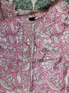 Floral Print Kurta