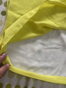 Neon Yellow Blouse