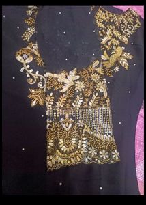 Bridal Heavy Kurta Pant Dupatta Set M Size