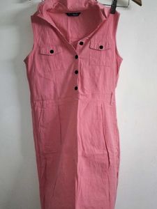 Pink Sleeveless Dress