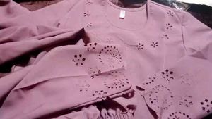 Pakistani Cutwork Kurta Pant Set
