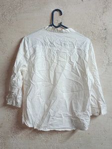 Ladies Summer Fashion Casual Top White