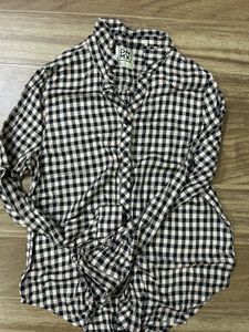 DNMX Gingham Button-Up Shirt