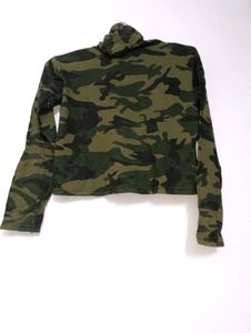 Camo Hoodie with Cute Details