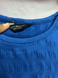 Combo Of Textured Ruffle Tee