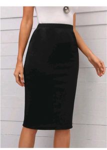 Black Straight Skirt